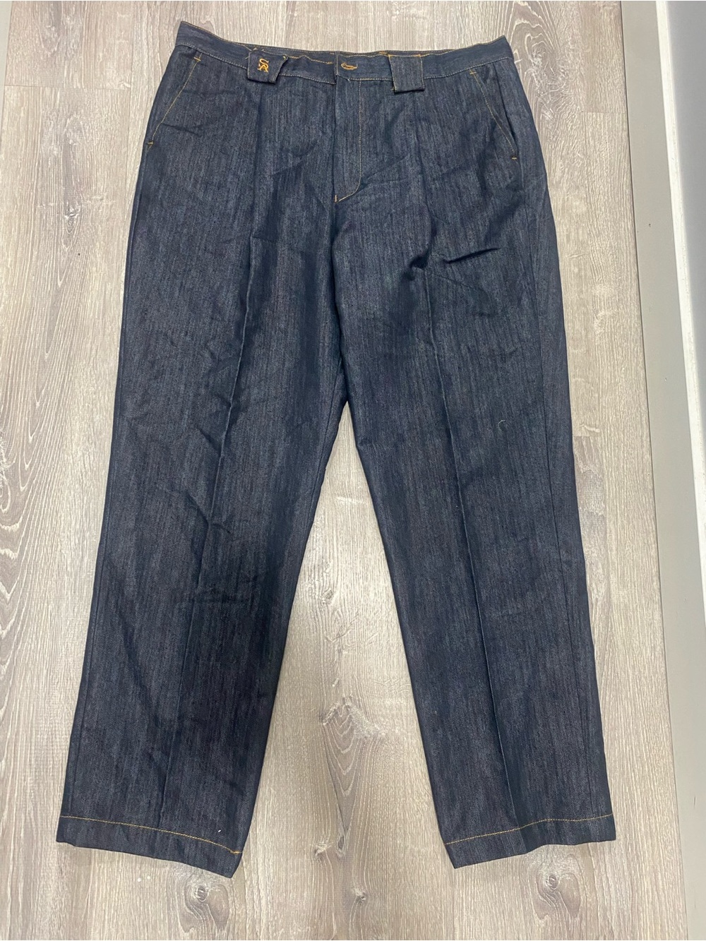 Men's Stacy Adams Dark Indigo Straight-Leg Jeans